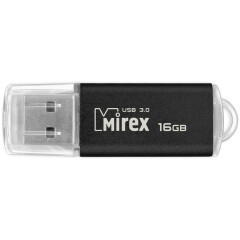 USB Flash накопитель 16Gb Mirex Unit Black USB 3.0