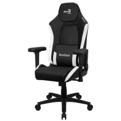 Игровое кресло Aerocool CROWN Leatherette Black White