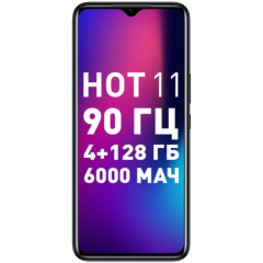 Смартфон Infinix Hot 11 4/128Gb Black