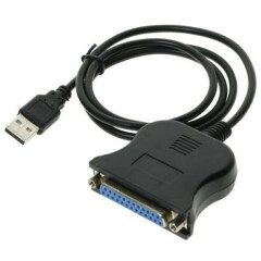 Кабель USB 2.0 A (M) - LPT, 0.85м, Orient ULB-225