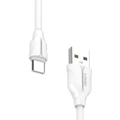 Кабель USB - USB Type-C, 1м, LDNIO LS361 White