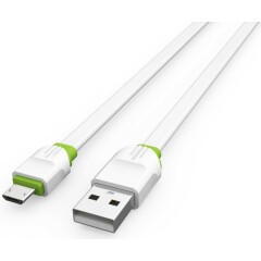 Кабель USB - microUSB, 2м, LDNIO LS35 White