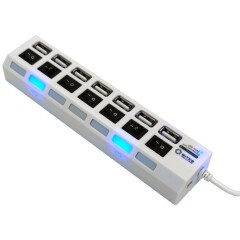 USB-концентратор 5bites HB27-203PWH White