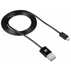 Кабель USB Type-C - Lightning, 2м, Canyon CNE-CFI12B