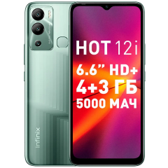 Смартфон Infinix Hot 12i 4/64Gb Green