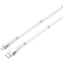 Кабель USB - Lightning, 1м, LDNIO LS511 White