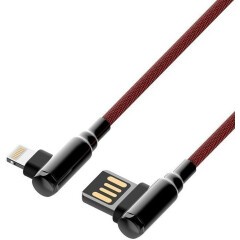 Кабель USB - Lightning, 2м, LDNIO LS422 Red