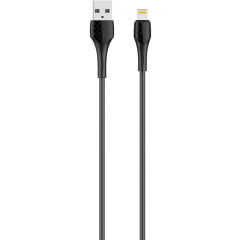 Кабель USB - Lightning, 2м, LDNIO LS522 Grey