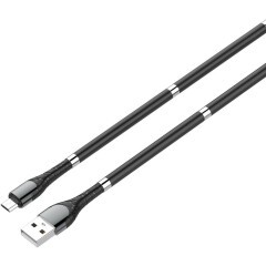 Кабель USB - microUSB, 1м, LDNIO LS511 Black