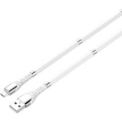 Кабель USB - microUSB, 1м, LDNIO LS511 White