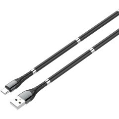 Кабель USB - USB Type-C, 1м, LDNIO LS511 Black