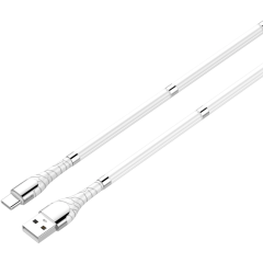 Кабель USB - USB Type-C, 1м, LDNIO LS511 White