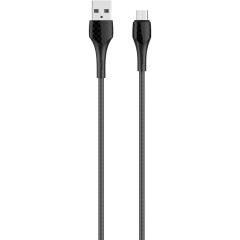 Кабель USB - microUSB, 1м, LDNIO LS521 Grey