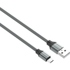 Кабель USB - microUSB, 2м, LDNIO LS442 Grey