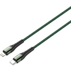 Кабель USB Type-C - Lightning, 1м, LDNIO LC111 Green