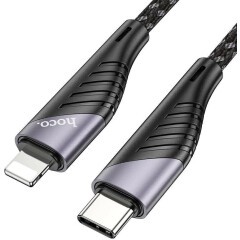 Кабель USB Type-C - Lightning, 1.2м, HOCO U95 Black (HC-41462)