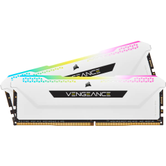 Оперативная память 32Gb DDR4 3200MHz Corsair Vengeance RGB Pro SL (CMH32GX4M2E3200C16W) (2x16Gb KIT)