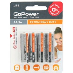 Батарейка GoPower (AA, 4 шт) (00-00015594)