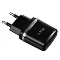 Сетевое зарядное устройство HOCO C12 Black (HC-64114)