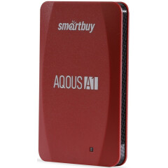 Внешний жёсткий диск 1Tb SmartBuy Aqous A1 Red (SB001TB-A1R-U31C)