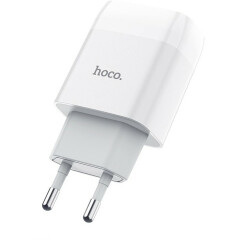 Сетевое зарядное устройство HOCO C73A Glorious White