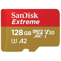 Карта памяти 128Gb MicroSD SanDisk Extreme (SDSQXA1-128G-GN6MN)