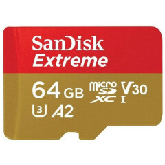 Карта памяти 64Gb MicroSD SanDisk Extreme (SDSQXA2-064G-GN6MN)