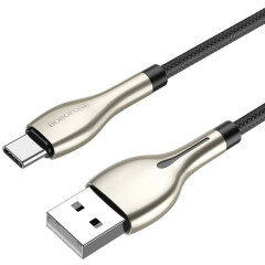 Кабель удлинительный USB - USB Type-C, 1.2м, Borofone BU29 Black