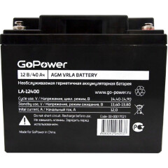Аккумуляторная батарея GoPower LA-12400