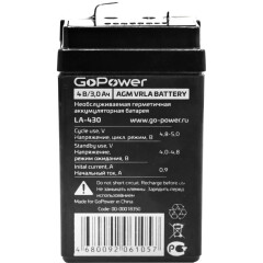 Аккумуляторная батарея GoPower LA-430