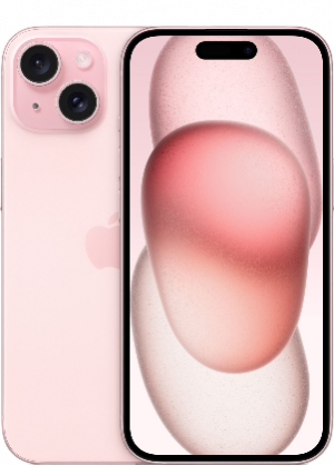 iPhone 15 128 GB (nano-SIM+eSIM), розовый