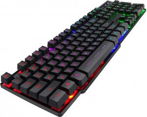 Игровая клавиатура Enet E50 RGB механическая, черный