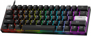 Игровая клавиатура Fantech MK857 MAXFIT61 FROST TKL механическая, черный 