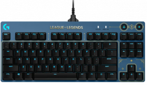 Игровая клавиатура Logitech G PRO League of Legends Edition механическая, синий