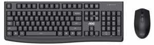 Комплект клавиатура + мышь AOC KM220, черный 