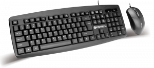 Комплект клавиатура + мышь Fantech KM-100, черный