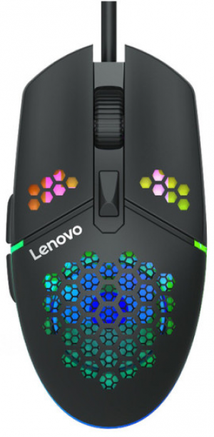 Мышь Lenovo M105 RGB с переключателем DPI, черный 