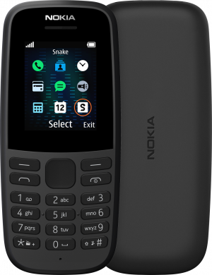 Nokia 105 Dual sim (2017), чёрный