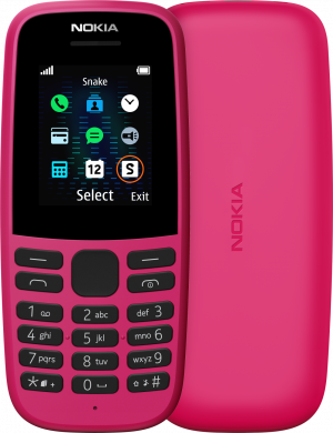 Nokia 105 Dual sim (2017), розовый