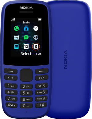 Nokia 105 Dual sim (2017), синий