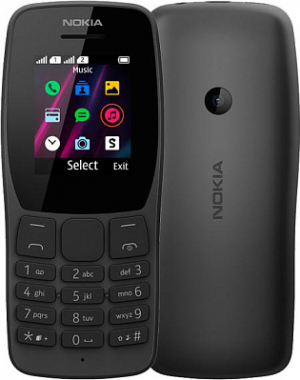 Nokia 110 (2019) Dual Sim, чёрный