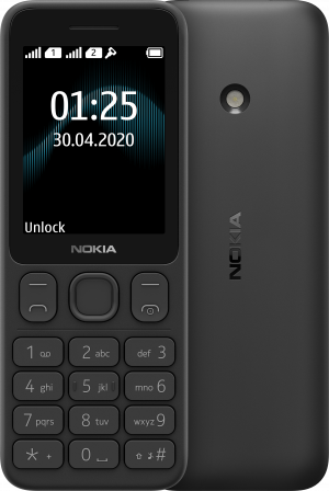 Nokia 125 Dual Sim, чёрный