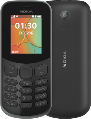 Nokia 130 Dual Sim, чёрный