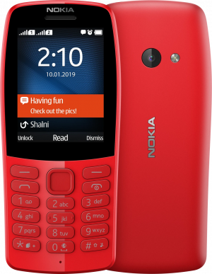 Nokia 210 Dual Sim, красный