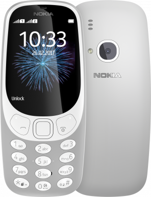 Nokia 3310 Dual Sim (2017), серебристый