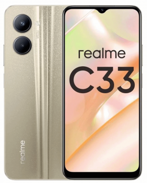 Realme C33 4/128 GB, золотистый