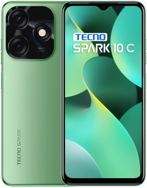 Tecno Spark 10C 4/64 GB, зеленый