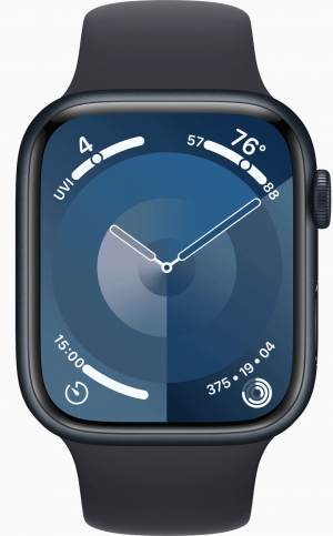 Умные часы Apple Watch series 9, 45mm , чёрный