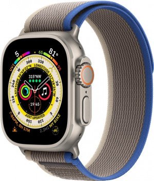 Умные часы Apple Watch Ultra c ремешком blue Trail Loop S, 49 мм 