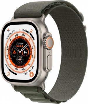 Умные часы Apple Watch Ultra c ремешком Green Alpine Loop L, 49 мм 